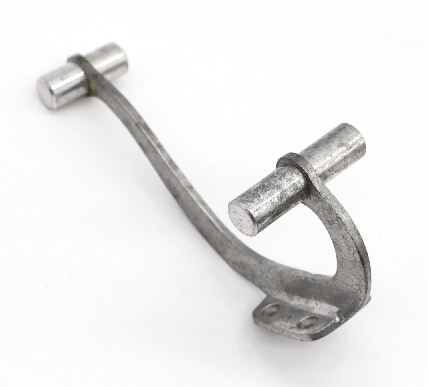 European Vintage Large Double Arm Aluminum Wall Hook 4 European Vintage Large Double Arm Aluminum Wall Hook - Image 2