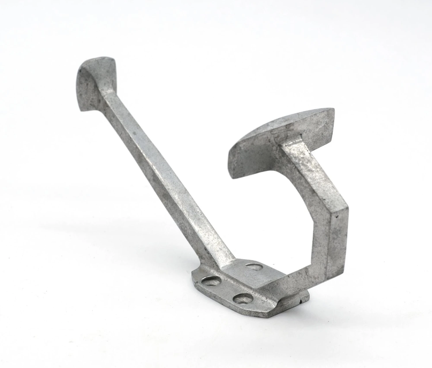 European Art Deco Double Arm Aluminum Wall Hook 4 European Art Deco Double Arm Aluminum Wall Hook - Image 2