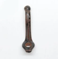 Antique Black Cast Iron Ball Tip Wall Hook