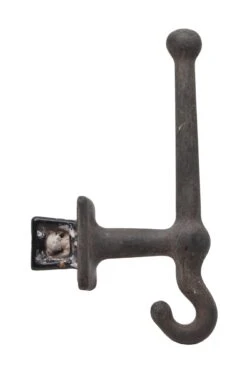 Antique Cast Iron Heavy Industrial Flush Mount Wall Hook