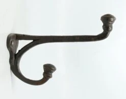Black Cast Iron Traditional Wall Hook