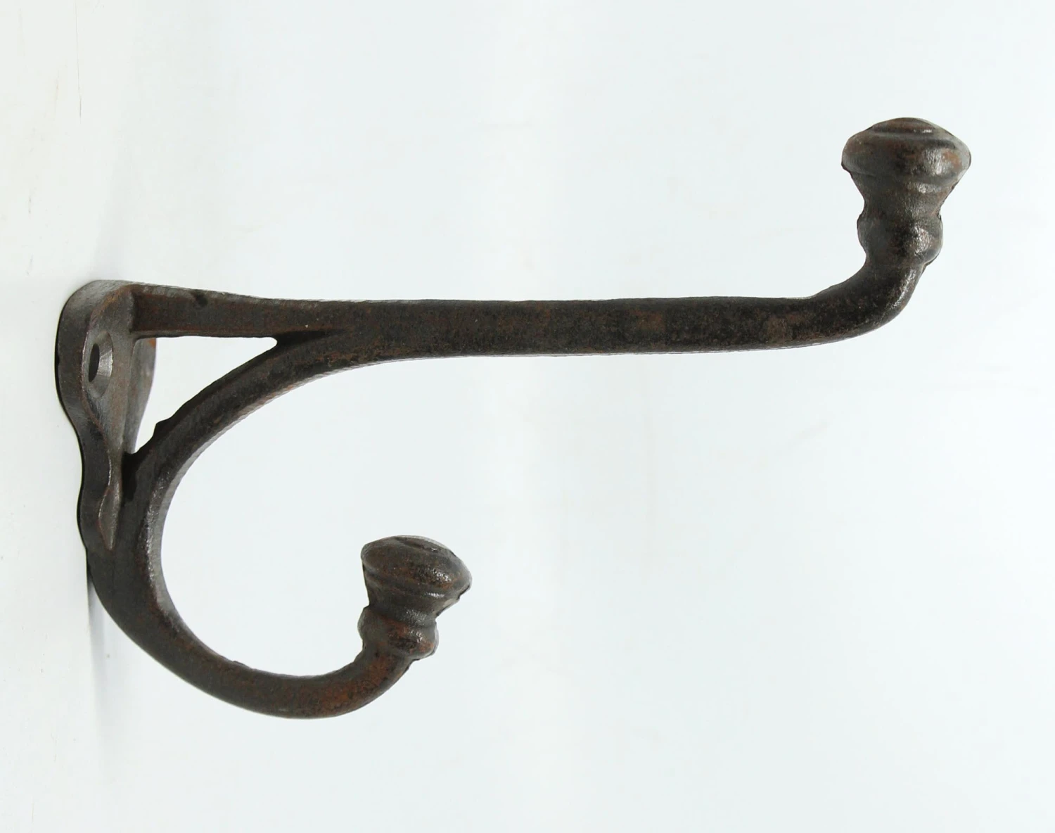 Black Cast Iron Traditional Wall Hook 3 Black Cast Iron Traditional Wall Hook