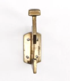 Vintage European Art Deco Warm Brass Wall Hook 10 Vintage European Art Deco Warm Brass Wall Hook -OGT Sale Store single hooks for sale 24bel11056