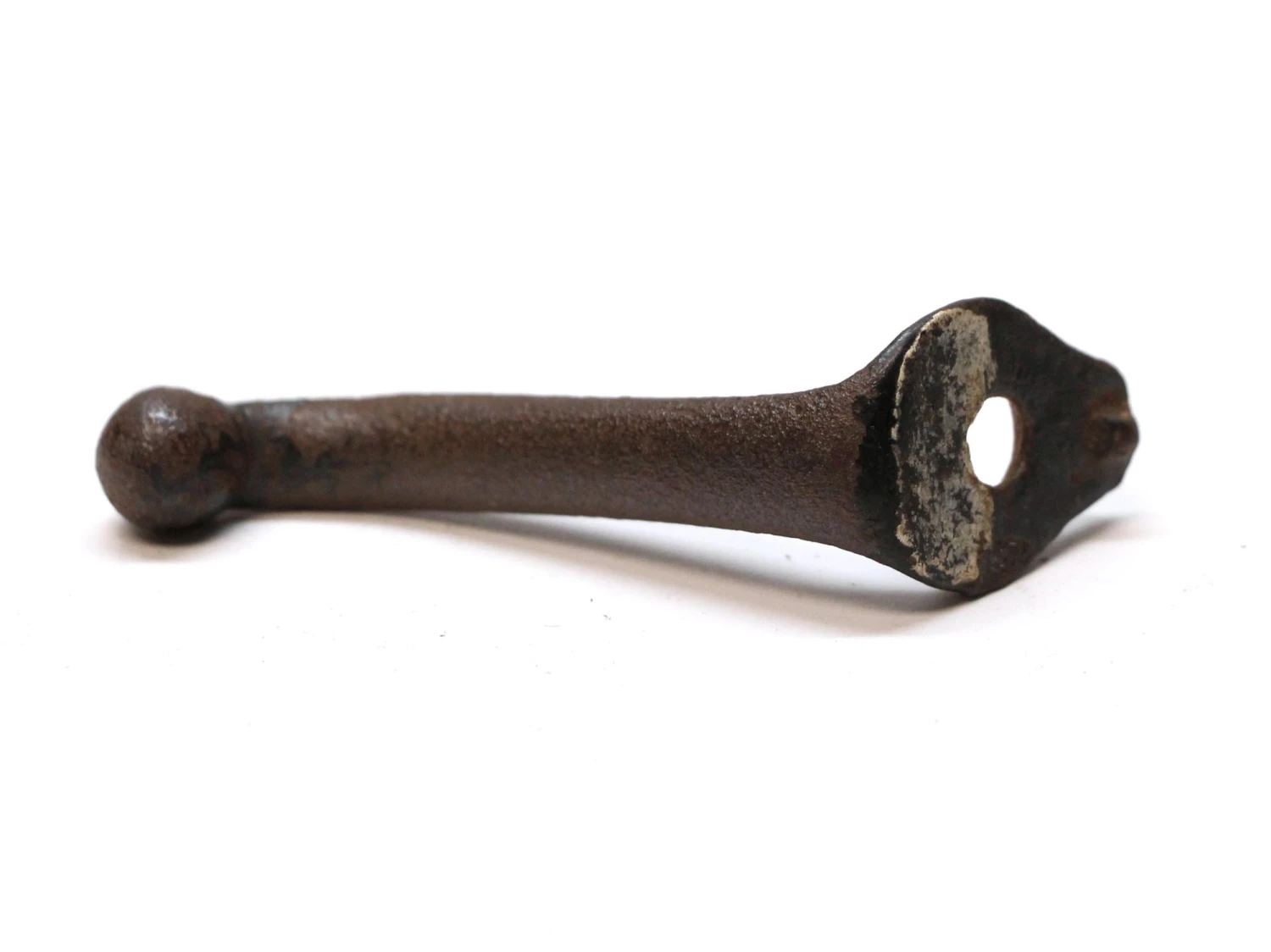 Antique Black Cast Iron Ball Tip Wall Hook 5 Antique Black Cast Iron Ball Tip Wall Hook - Image 3