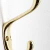Modern Polished Brass Double Arm Wall Hook 1 Modern Polished Brass Double Arm Wall Hook -OGT Sale Store single hooks modern polished brass double arm wall hook p250657