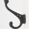Newly Made Black Cast Iron Double Arm Wall Hook 2 Newly Made Black Cast Iron Double Arm Wall Hook -OGT Sale Store single hooks newly made black cast iron double arm wall hook p261318