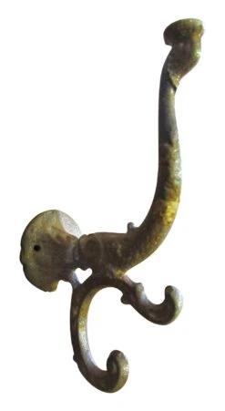 Ornate Cast Iron Triple Hook