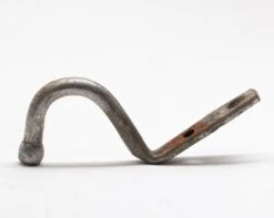 Vintage Nickel Over Steel Single Arm Surface Shelf Hook -OGT Sale Store single hooks p250632