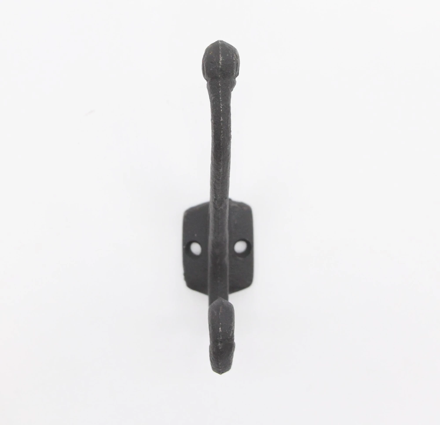 Newly Made Black Cast Iron Double Arm Wall Hook 4 Newly Made Black Cast Iron Double Arm Wall Hook - Image 2
