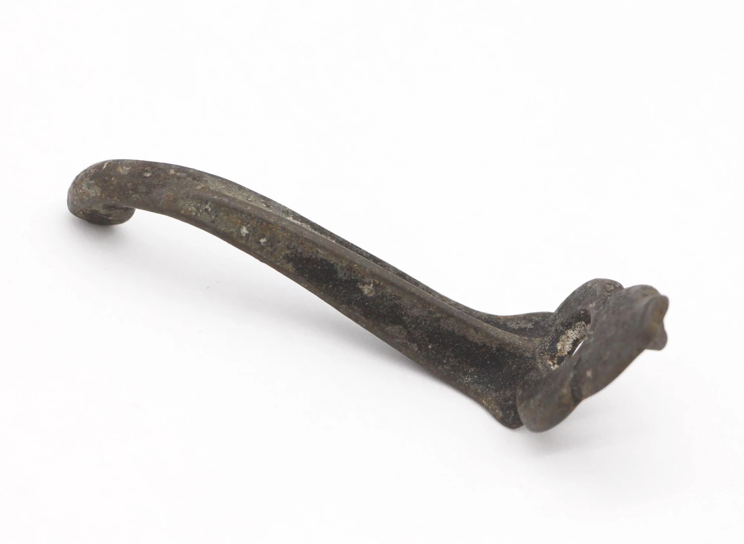 Antique 1 Arm Cast Iron Wall Hook 4 Antique 1 Arm Cast Iron Wall Hook - Image 2