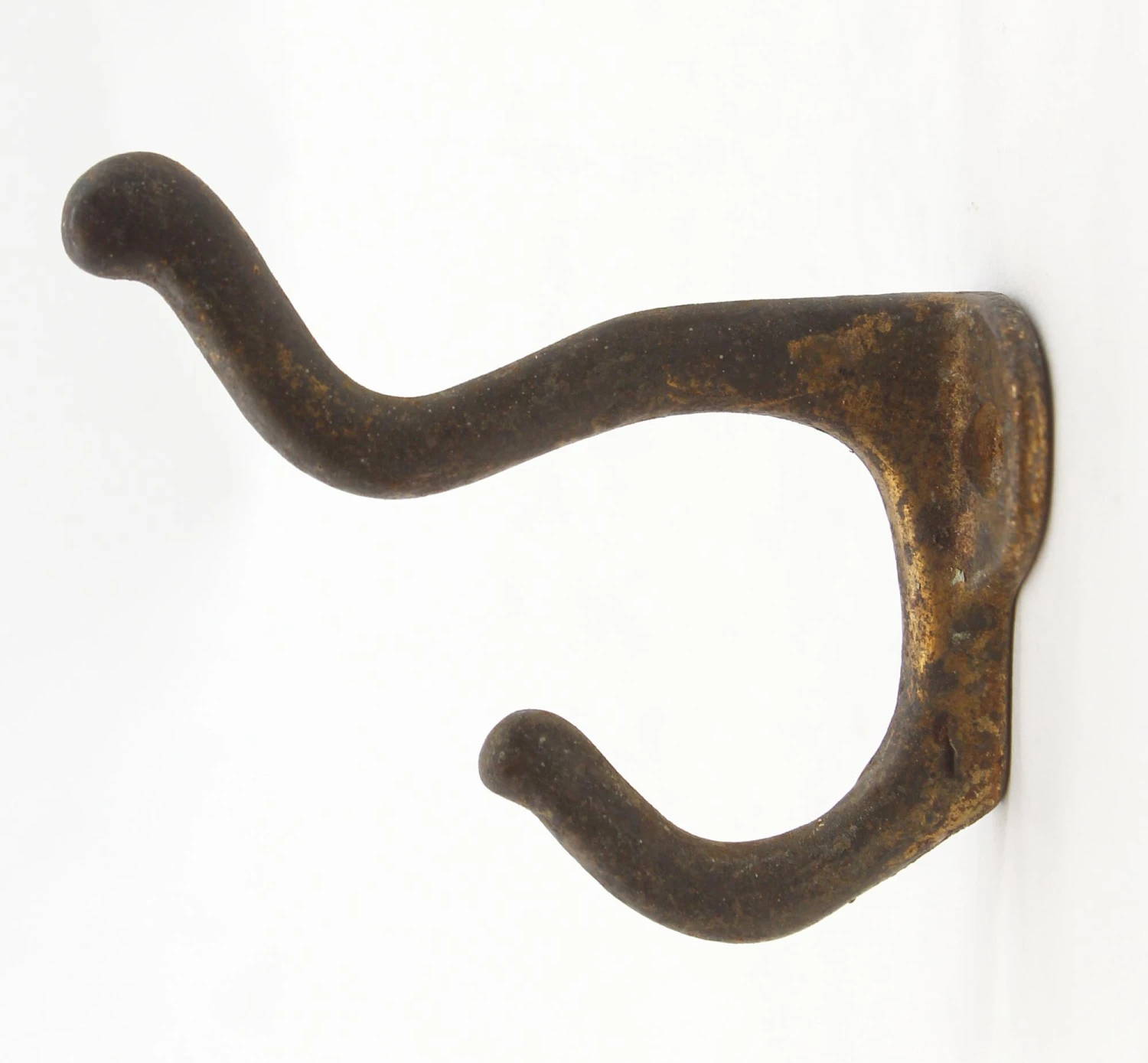 Antique Cast Iron Double Arm Wall Hook 4 Antique Cast Iron Double Arm Wall Hook - Image 2