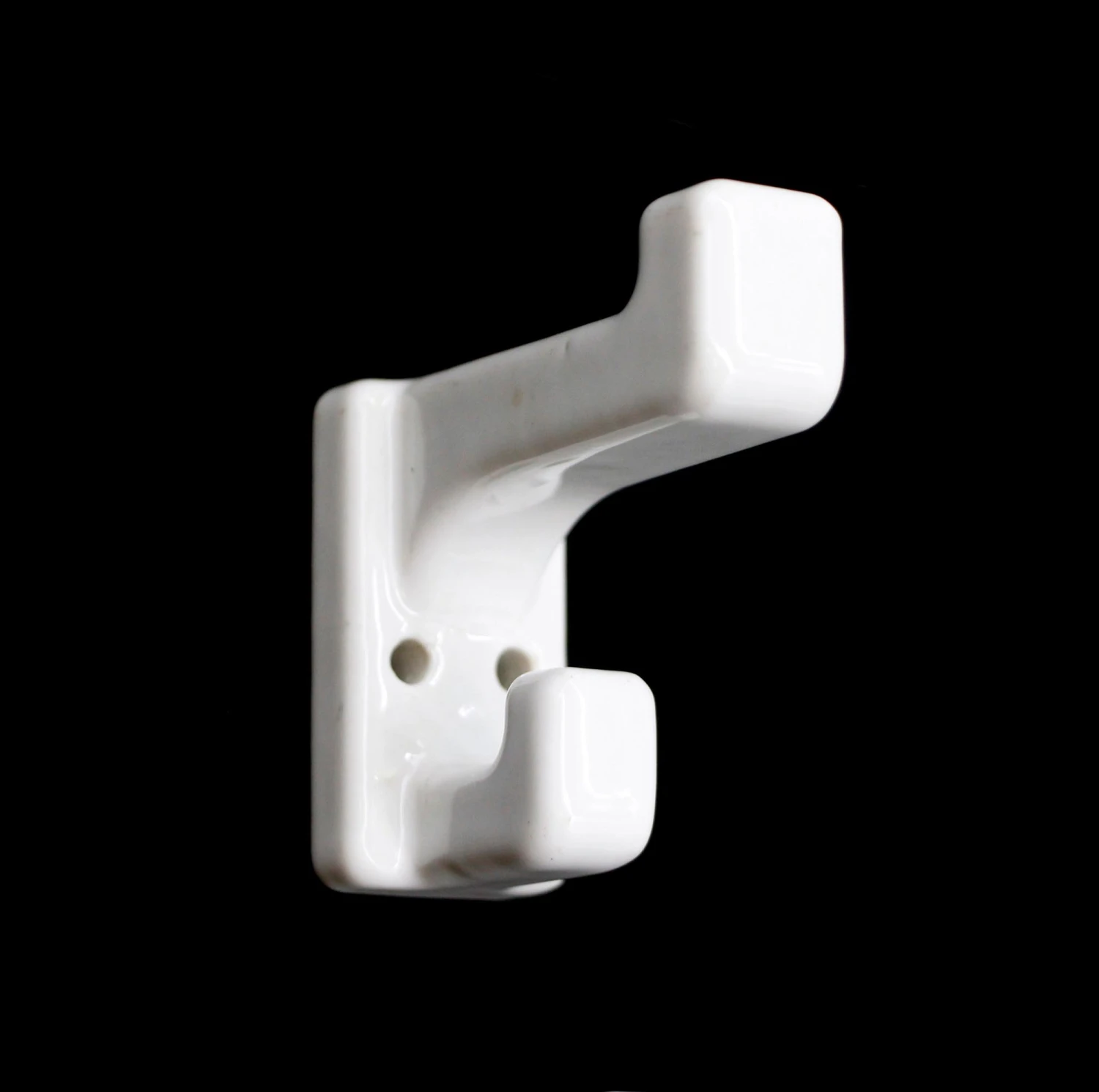 Vintage 2 Arm Ceramic Double Bathroom Wall Hook 3 Vintage 2 Arm Ceramic Double Bathroom Wall Hook