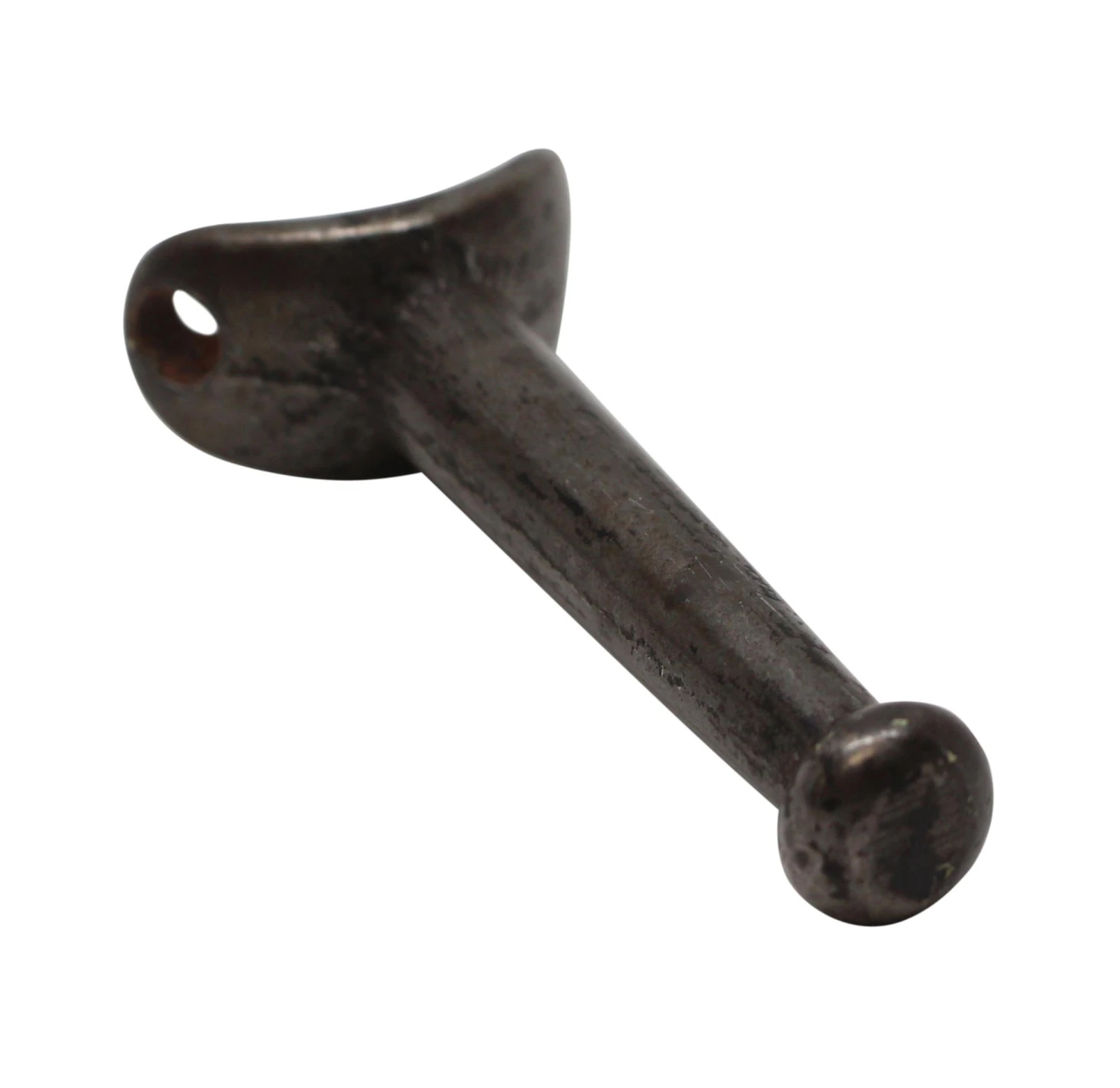 Vintage Cast Iron Single Round Back Wardrobe Hook 3 Vintage Cast Iron Single Round Back Wardrobe Hook