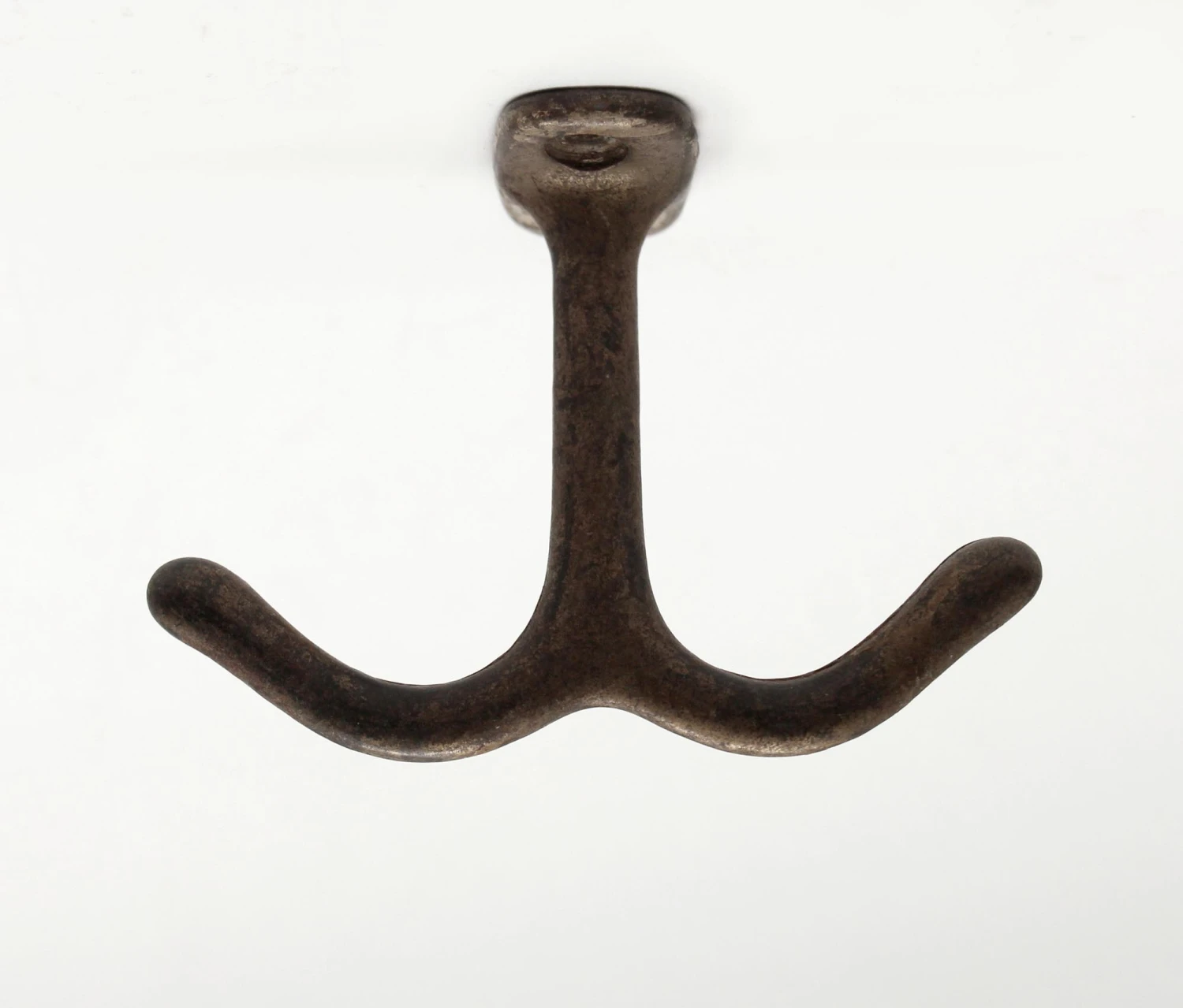 Vintage Double Arm Cast Iron Ceiling Shelf Mount Hook 3 Vintage Double Arm Cast Iron Ceiling Shelf Mount Hook