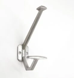 Vintage European Aluminum French Coat & Hat Wall Hooks