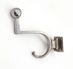 Vintage European Chromed Steel Bathroom Wall Hook