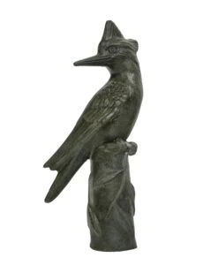 Bronze Woodpecker Statue