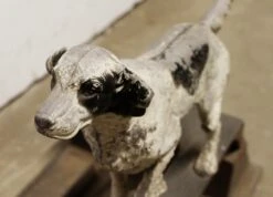 Vintage Cast Iron Pointing Setter Dog Door Stop 14 Vintage Cast Iron Pointing Setter Dog Door Stop -OGT Sale Store statues sculptures for sale p267102