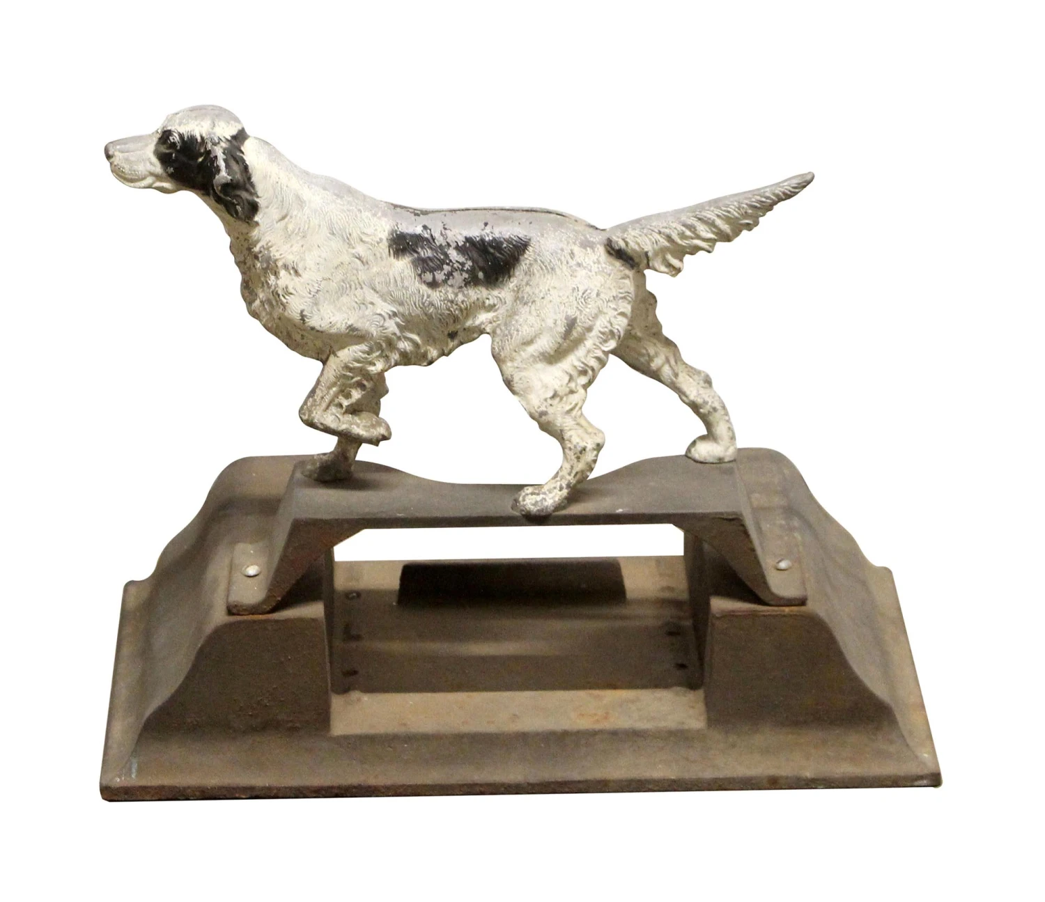 Vintage Cast Iron Pointing Setter Dog Door Stop 3 Vintage Cast Iron Pointing Setter Dog Door Stop