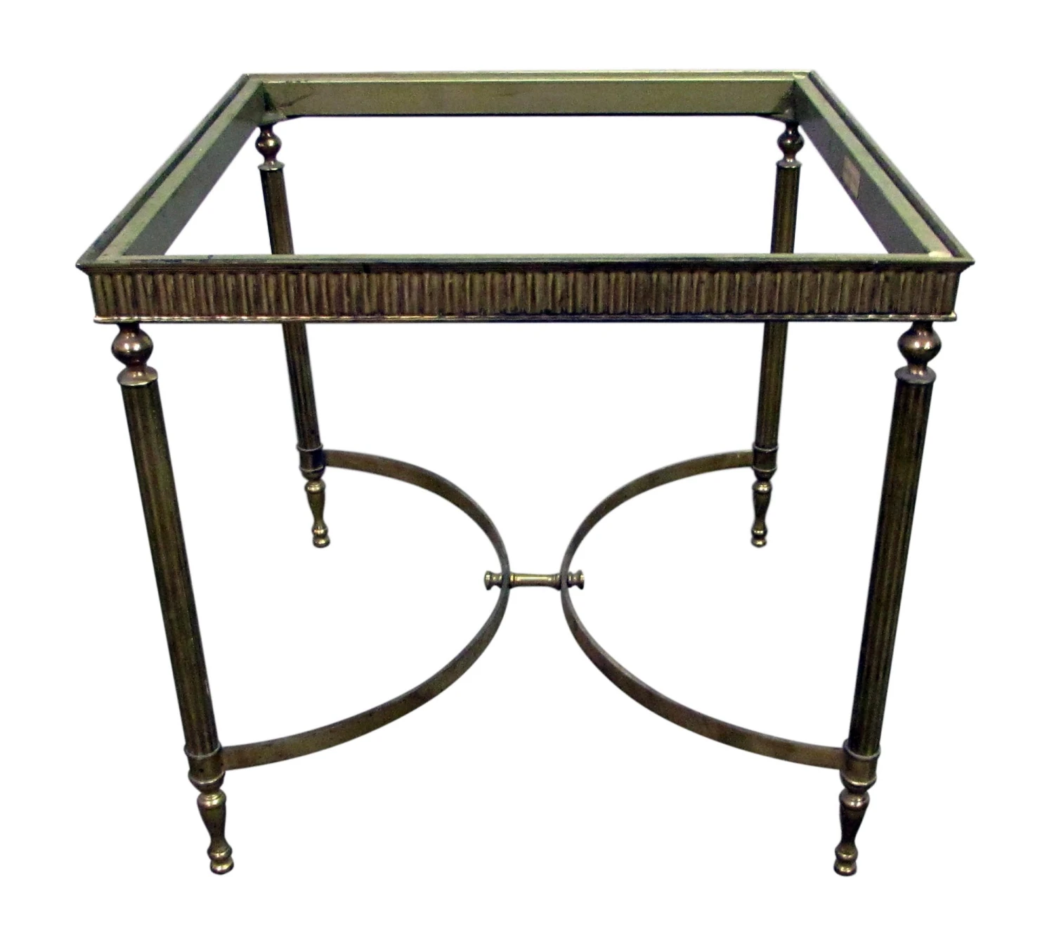 Brass Italian Side Table Base 3 Brass Italian Side Table Base