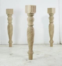 Set Of 4 Machine Carved Wooden Table Legs 12 Set Of 4 Machine Carved Wooden Table Legs -OGT Sale Store table bases for sale q281820