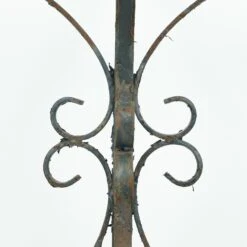Reclaimed 27 In. H Cross Shape Curled Wrought Iron Table Base 17 Reclaimed 27 In. H Cross Shape Curled Wrought Iron Table Base -OGT Sale Store table bases for sale q283043