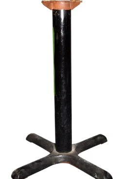 Reclaimed 27.75 In. Cast Iron Black Table Base