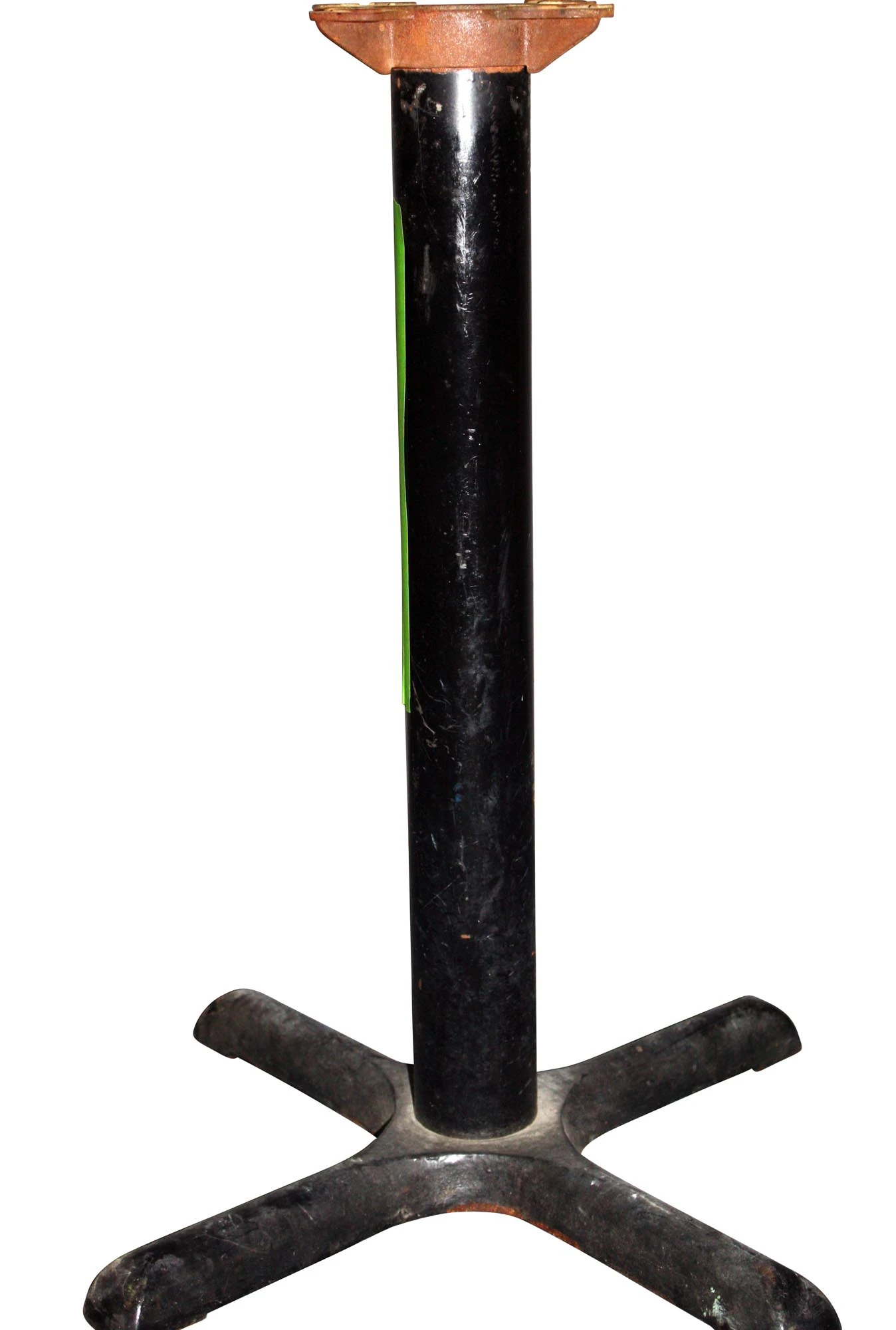 Reclaimed 27.75 In. Cast Iron Black Table Base 3 Reclaimed 27.75 In. Cast Iron Black Table Base