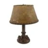 Antique Brass Gothic Lamp With Foliate Detail Shade 1 Antique Brass Gothic Lamp With Foliate Detail Shade -OGT Sale Store table lamps antique brass gothic lamp with foliate detail shade q285290