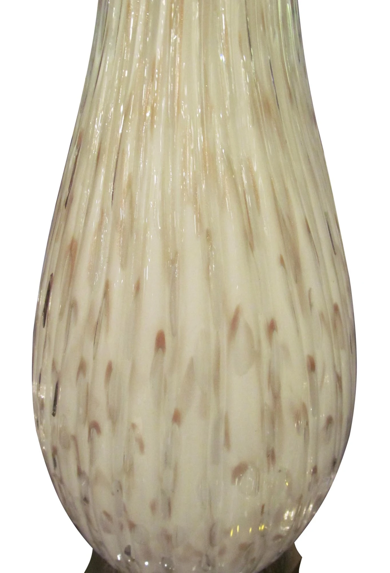 1950s Murano Tan Glass Table Lamp 5 1950s Murano Tan Glass Table Lamp - Image 3