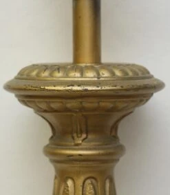 Vintage Egg & Dart Gilt Metal Table Lamp 14 Vintage Egg & Dart Gilt Metal Table Lamp -OGT Sale Store table lamps for sale m224017