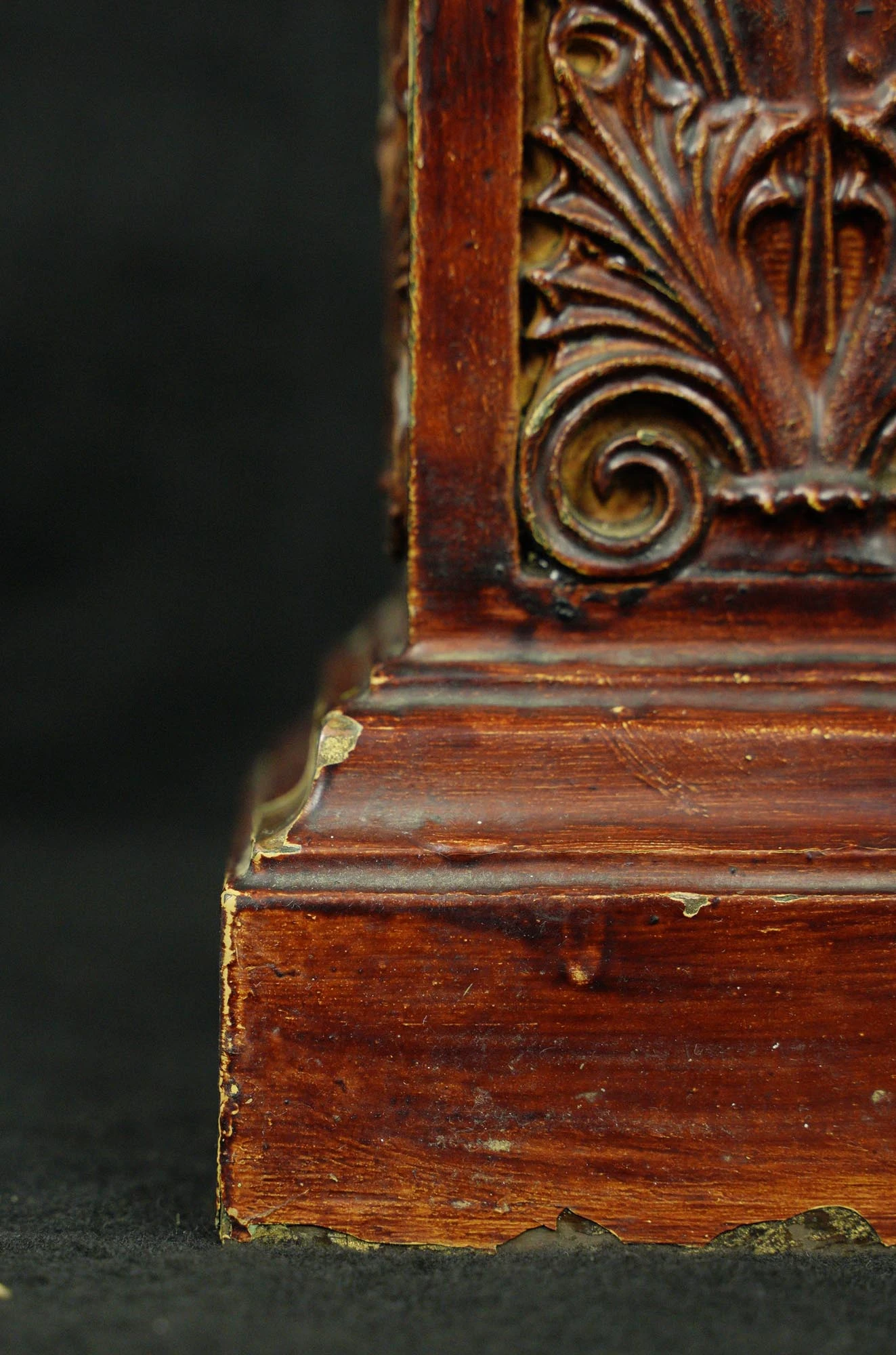 Vintage Ball Shaped Milk Glass Globe Steel Wood Table Lamp 5 Vintage Ball Shaped Milk Glass Globe Steel Wood Table Lamp - Image 3