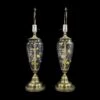 Restored Pair Of Clear Glass Enclosed Porcelain Flowers Table Lamps 2 Restored Pair Of Clear Glass Enclosed Porcelain Flowers Table Lamps -OGT Sale Store table lamps restored pair of clear glass enclosed porcelain flowers table lamps q284652