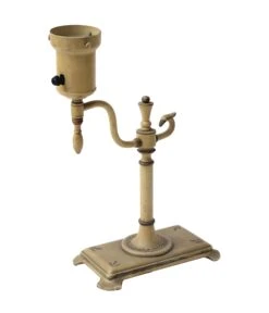 Vintage French Provincial Tole Desk Table Lamp