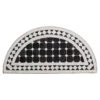 Black & White Arch Mosaic Steel Frame Table Top 1 Black & White Arch Mosaic Steel Frame Table Top -OGT Sale Store table tops black white arch mosaic steel frame table top q278142
