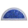 Blue & White Tile Arch Mosaic Steel Frame Table Top 1 Blue & White Tile Arch Mosaic Steel Frame Table Top -OGT Sale Store table tops blue white tile arch mosaic steel frame table top q278138