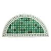 Green & White Half Arch Mosaic Steel Frame Table Top 2 Green & White Half Arch Mosaic Steel Frame Table Top -OGT Sale Store table tops green white half arch mosaic steel frame table top q278136