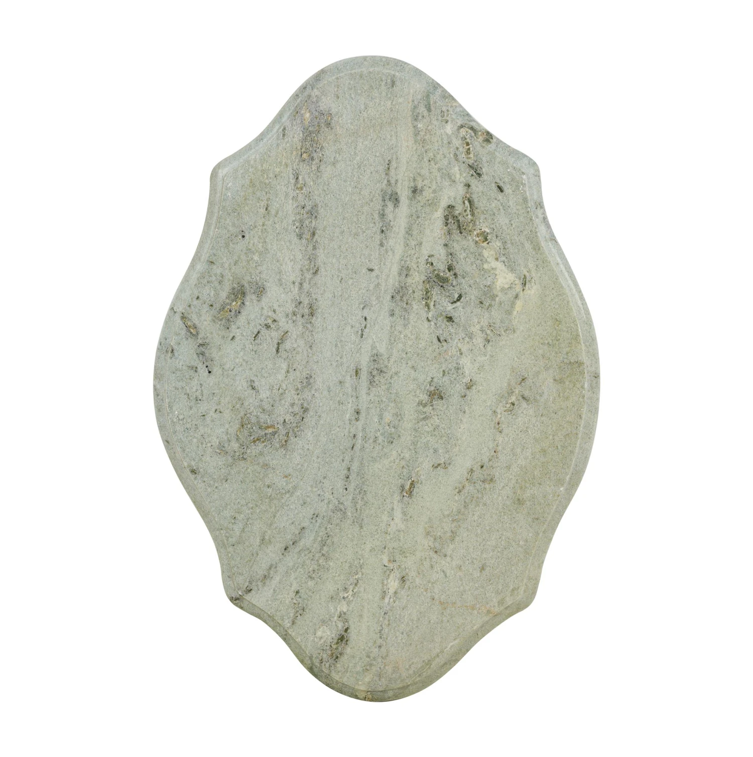 Light Gray Veined Rounded Edge Marble Tabletop 3 Light Gray Veined Rounded Edge Marble Tabletop