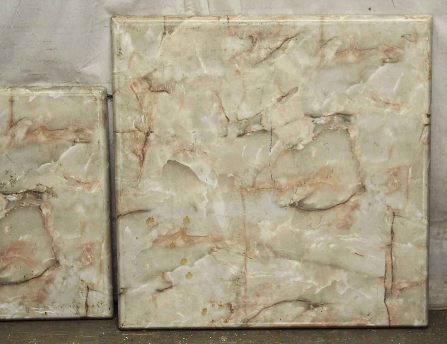 Set Of Resin & Melamine Square Tops 4 Set Of Resin & Melamine Square Tops - Image 2