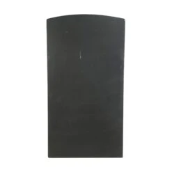 Reclaimed 33.375 In. Rounded Edge Glass Vitrolite Black Tabletop