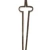 19th Century Fireplace 21 In. Cast Iron Tong