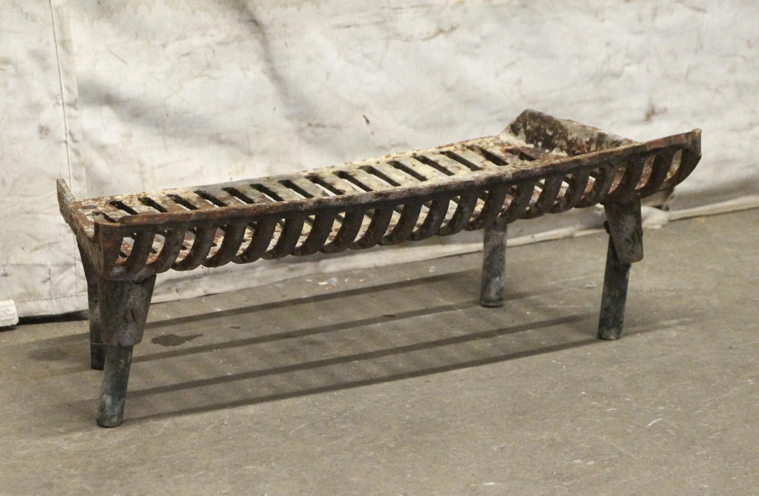 Antique Cast Iron Fireplace Log Holder 4 Antique Cast Iron Fireplace Log Holder - Image 2