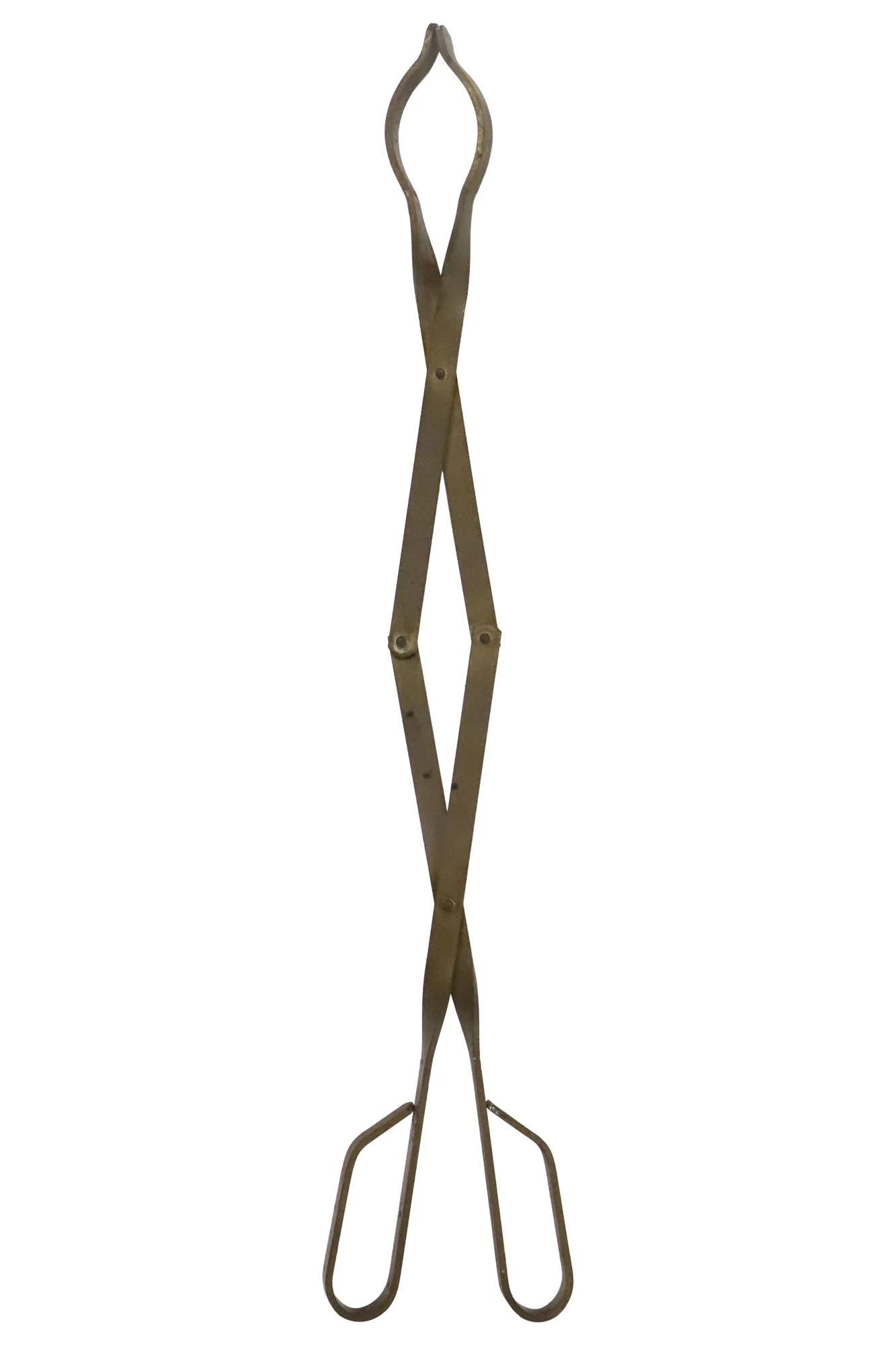 Vintage Bronze Finish Steel 27 In. Fireplace Tong 3 Vintage Bronze Finish Steel 27 In. Fireplace Tong