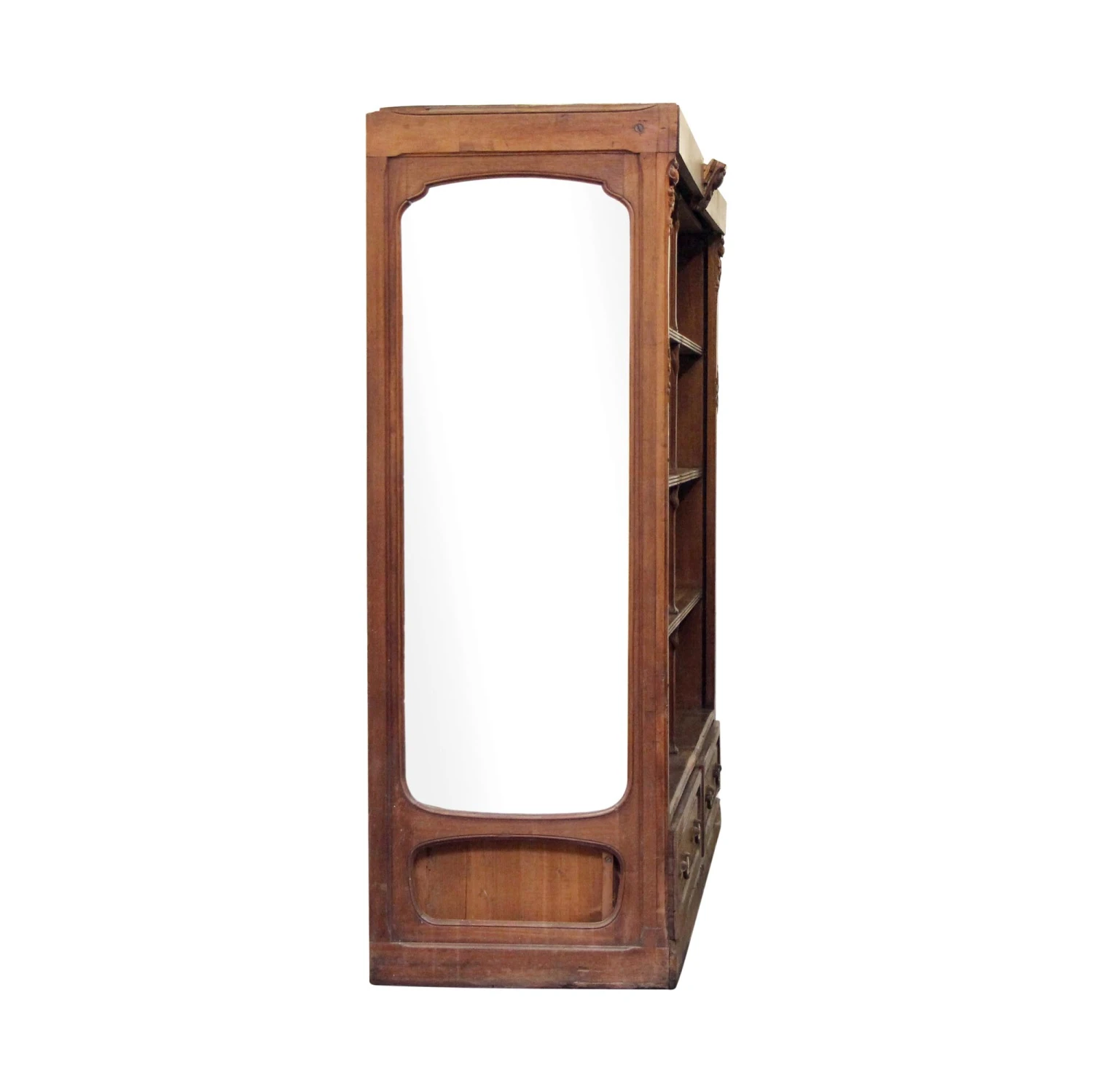 Antique Art Nouveau Carved Display Haberdashery 15 Antique Art Nouveau Carved Display Haberdashery - Image 13