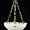 Antique Victorian White Glass Dish Brass Pendant Light 1 Antique Victorian White Glass Dish Brass Pendant Light -OGT Sale Store up lights antique victorian white glass dish brass pendant light q282698