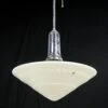 Foliate Milk Glass Dish Pendant Light With Steel Pole 2 Foliate Milk Glass Dish Pendant Light With Steel Pole -OGT Sale Store up lights foliate milk glass dish pendant light with steel pole q282789