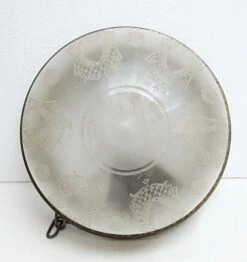 Opalescent Etched Shaded Up Pendant Light 9 Opalescent Etched Shaded Up Pendant Light -OGT Sale Store up lights for sale m216050