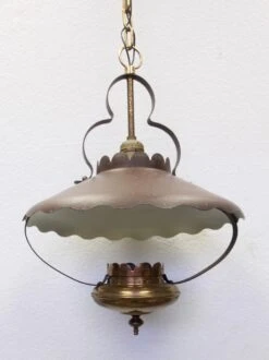 Vintage Metal & Copper Country Lantern Pendant Light 12 Vintage Metal & Copper Country Lantern Pendant Light -OGT Sale Store up lights for sale p260926