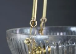 Modern Luxury Fluted Glass Dish Pendant Light 13 Modern Luxury Fluted Glass Dish Pendant Light -OGT Sale Store up lights for sale q278510