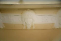 Prewar Antique Cast Milk Glass Figural Pendant Light -OGT Sale Store up lights for sale q281848